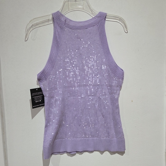 Boston Proper SEQUIN Tank - Picture 6 of 7